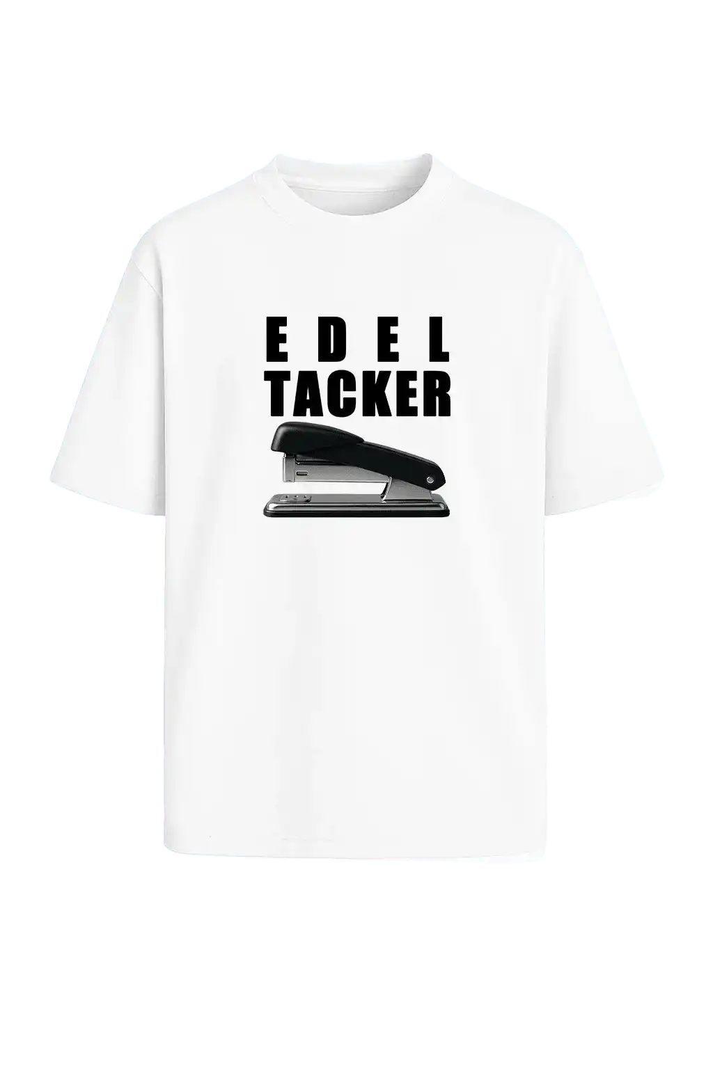 Weißes Shirt mit dem Print ‚EDELTAcKer‘ – Streamer Insider als Fanartikel