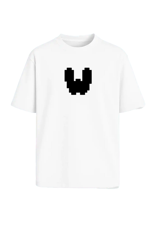 Weißes T-Shirt mit dem Internet-Slang „w-gewinner“ – Creator Meme Fashion Piece
